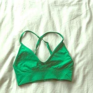 Green Lulu Lemon Bra